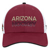 Arizona Coyotes Fanatics Pro Rink Trucker Hat In Red & White - Front View