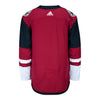 Adidas Arizona Coyotes Authentic Blank Jersey In Maroon, Black & White - Back View