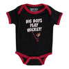 Old Time Hockey Arizona Coyotes Sizzler 3 Piece Set In Black - Individual Onesie View