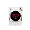 Arizona Coyotes 2 Pack Howl Yeah Shot Glass in Black - Front View