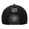 Fanatics Coyotes 2023 Authentic Pro Draft Snapback Hat In Black - Back View