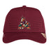 Arizona Coyotes Adidas Laser Structured Hat In Red - Front View