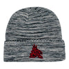 Arizona Coyotes Adidas Trend Cuff Logo Knit Beanie In Grey - Front View