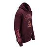 PRO STANDARD ARIZONA COYOTES CLASSIC HOODED SWEATSHIRT IN RED - RIGHT SIDE VIEW