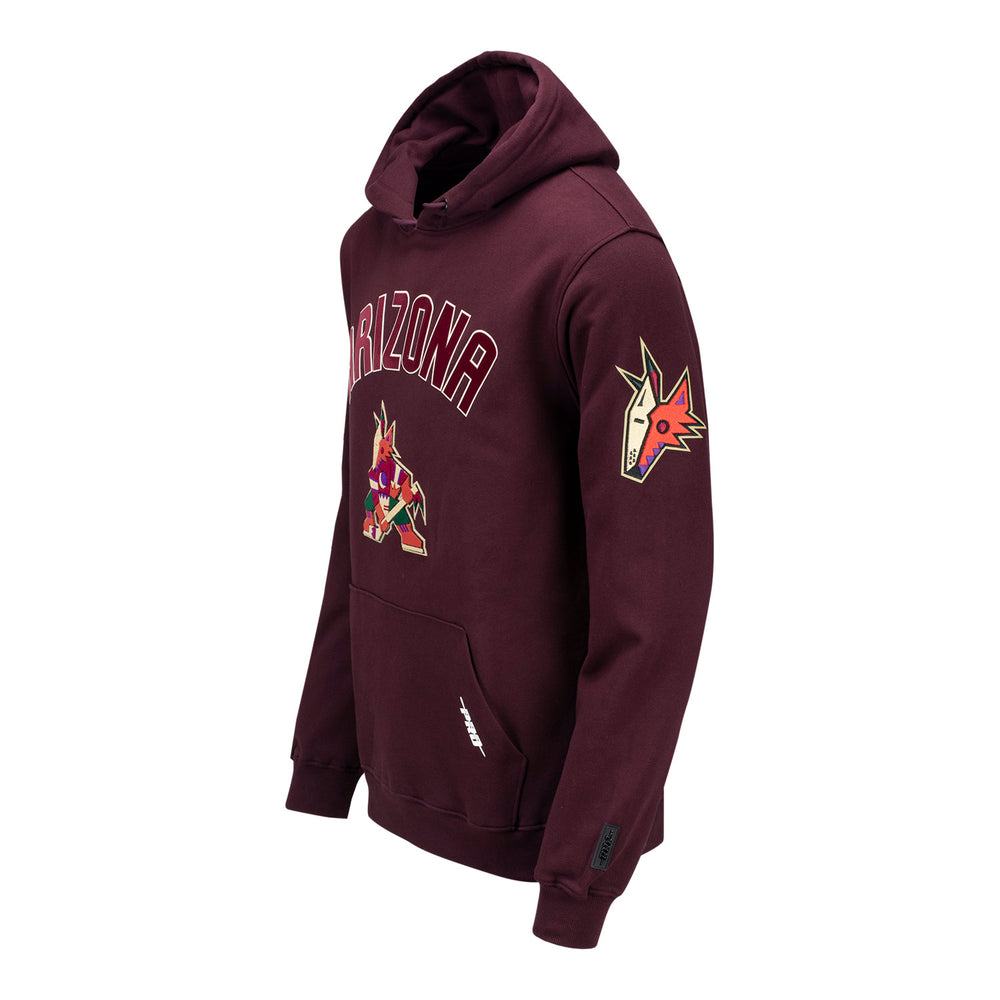 NHL Arizona Coyotes Old Time Hockey Lacer Heavyweight Pullover Hoodie -  Garnet