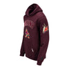 PRO STANDARD ARIZONA COYOTES CLASSIC HOODED SWEATSHIRT IN RED - LEFT SIDE VIEW