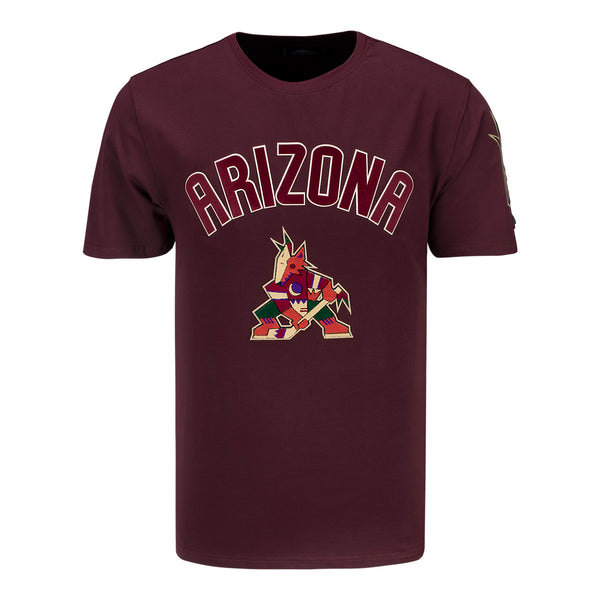 PRO STANDARD ARIZONA COYOTES CLASSIC T-SHIRT IN RED - FRONT VIEW