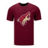 Arizona Coyotes Men's Fanatics Branded Primary Logo T-Shirt In Red - Front View