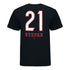 Arizona Coyotes Men's Fanatics Branded Derek Stepan Name & Number T-Shirt In Black - Back View