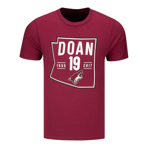 Arizona Coyotes Fanatics Shane Doan Retirement T-Shirt - Front View