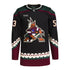 ARIZONA COYOTES MICHAEL CARCONE BLACK AUTHENTIC JERSEY - Front View