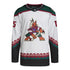 ARIZONA COYOTES ALEX KERFOOT WHITE AUTHENTIC JERSEY - Front View
