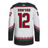 ARIZONA COYOTES ZACH SANFORD WHITE AUTHENTIC JERSEY - Back View