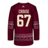 ARIZONA COYOTES LAWSON CROUSE AUTHENTIC ALTERNATE JERSEY - Back View