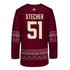 ARIZONA COYOTES TROY STECHER AUTHENTIC ALTERNATE JERSEY - Back View