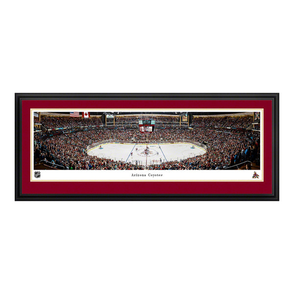 Arizona Coyotes Gila River Arena Deluxe Frame Panorama - Front View