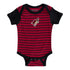 Old Time Hockey Arizona Coyotes Sizzler 3 Piece Set In Red & Black - Individual Onesie View