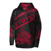 Youth Arizona Coyotes Outerstuff Home Ice Advantage Hooded Sweatshirt In Black & Red - Front View