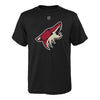 Youth Arizona Coyotes Outerstuff Clayton Keller Name & Number T-Shirt - Front View