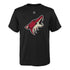 Youth Arizona Coyotes Outerstuff Clayton Keller Name & Number T-Shirt - Front View