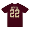 ARIZONA COYOTES MITCHELL & NESS ALTERNATE T-SHIRT IN RED - BACK VIEW