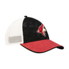 Arizona Coyotes Iconic Revise Trucker In Red White & Black - Front View