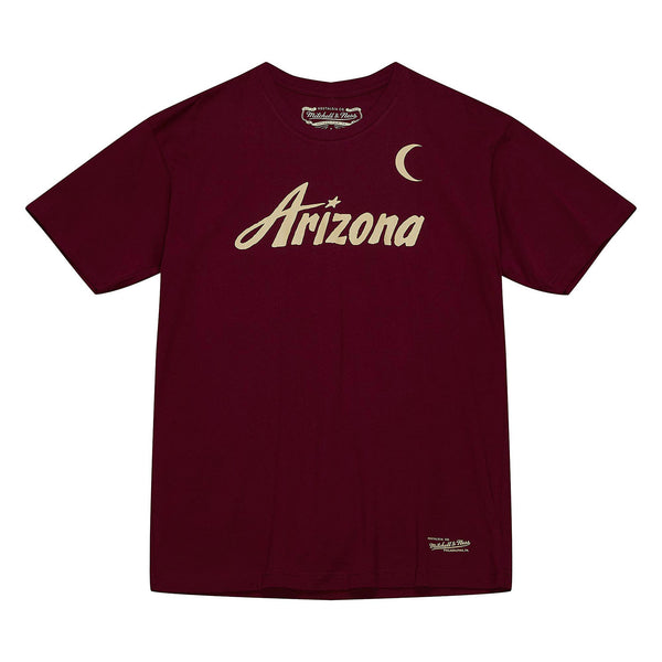 ARIZONA COYOTES MITCHELL & NESS ALTERNATE T-SHIRT IN RED - FRONT VIEW