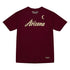 ARIZONA COYOTES MITCHELL & NESS ALTERNATE T-SHIRT IN RED - FRONT VIEW