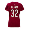 Ladies Arizona Coyotes Fanatics Antti Raanta Number & Name T-Shirt