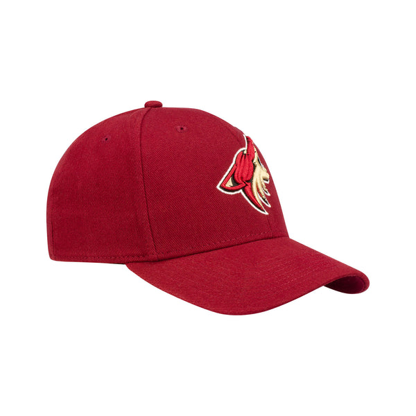 Adidas Arizona Coyotes Core Curved Flex Hat In Red - Front View