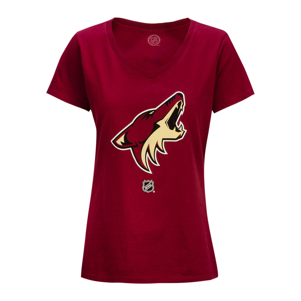 Arizona Coyotes logo T Shirt top Size 6-7 Girls Youth Size NHL official  apparel
