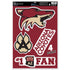 Arizona Coyotes 11x17 Multi-Use Decal Sheet in Red - Front View