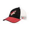 Arizona Coyotes Iconic Revise Trucker In Red White & Black - Front View