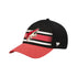 Arizona Coyotes Iconic Alpha Adjustable Hat In Black & Red - Front View