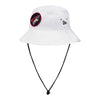 Fanatics Coyotes Training Mesh Bucket Hat In White - Front View