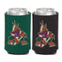 Wincraft Arizona Coyotes 12 Oz. Can Cooler in Black and Green - Front and Back View