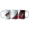 Arizona Coyotes 15 oz. Rink Mug in White - Front Back and Right Side View
