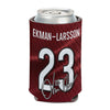 Arizona Coyotes Oliver-Ekman Larsson 12 oz. Can Cooler in Red - Back View