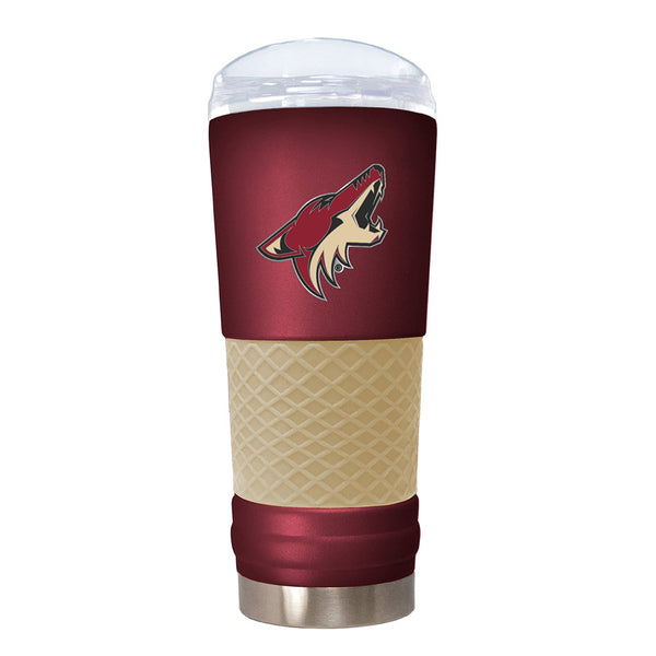 Arizona Coyotes 18 oz. Draft Tumbler in Red - Front View