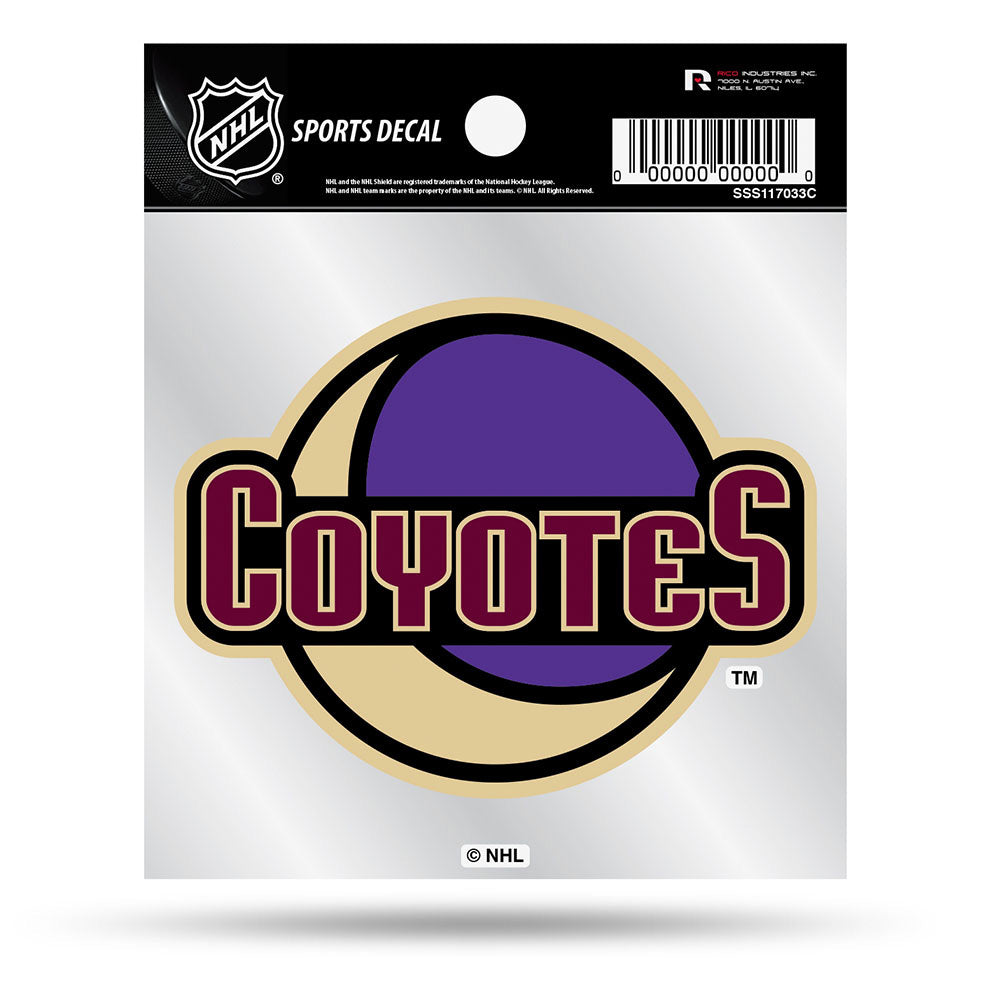 NHL Arizona Coyotes Team Decal, 3-Pack