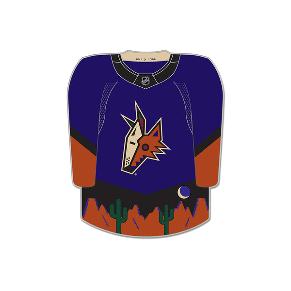 Arizona Coyotes Special Edition Jersey Hatpin in Purple and Orange - Front View