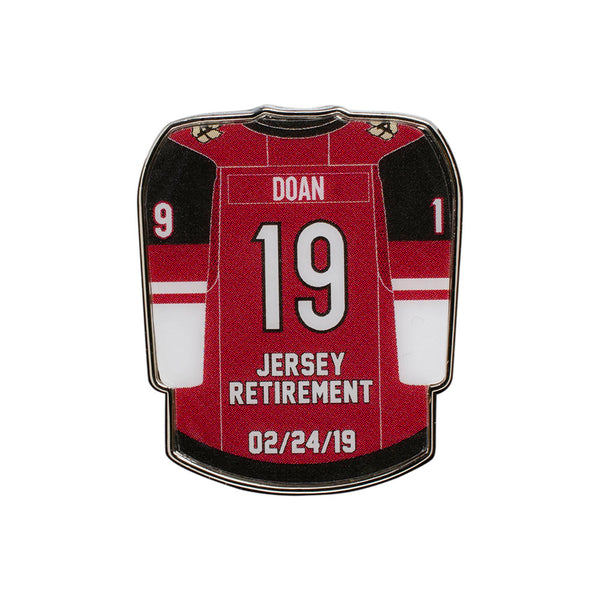 Arizona Coyotes Shane Doan Jersey Hatpin in Red - Front View