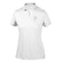 Ladies Levelwear Coyotes Ivy Polo in White - Front View