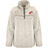 Ladies G-III Arizona Coyotes Sports Sherpa 1/4 Zip in White - Front View