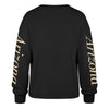 Ladies '47 Brand Kachina Bell-Sleeve Long-Sleeve T-shirt in Black - Back View