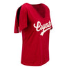 Arizona Coyotes Ladies NHL GIII First String T-Shirt in Red - Right View