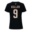 Ladies Arizona Coyotes Fanatics Clayton Keller Number & Name T-Shirt