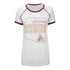Ladies State Outline Coyotes T-Shirt In White - Front View