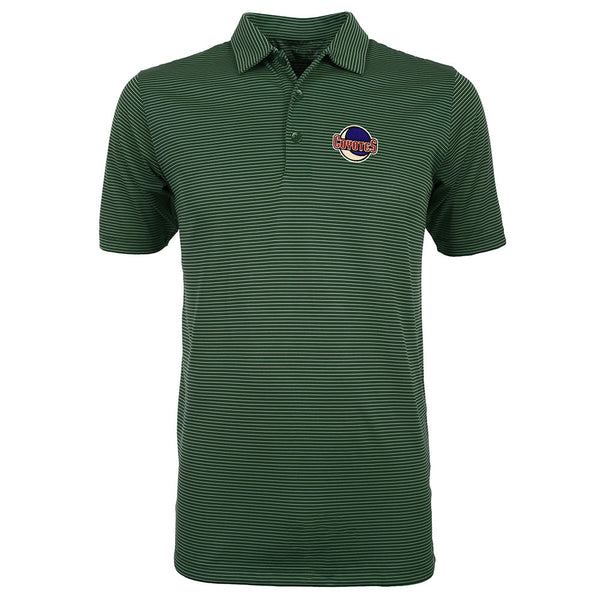 Antigua Coyotes Moon Logo Quest Polo in Green - Front View