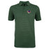 Antigua Coyotes Moon Logo Quest Polo in Green - Front View